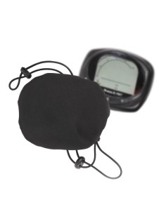 Schutzhülle für Lenker Anzeige E-Bike Mirage - Zugschnur mit Schnallen max 11x 8 cm - Schwarz