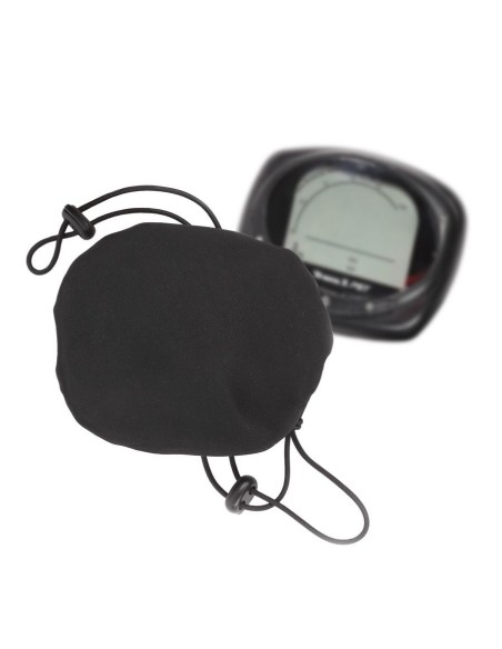 Schutzhülle für Lenker Anzeige E-Bike Mirage - Zugschnur mit Schnallen max 11x 8 cm - Schwarz