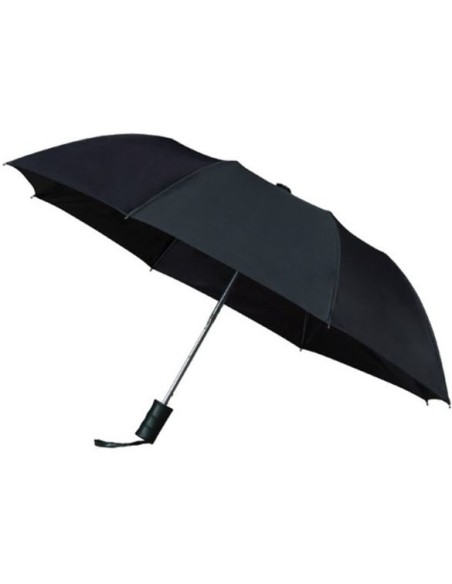 Faltbarer Regenschirm ø100cm Automatik - Schwarz