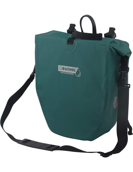 Fahrradtasche Büchel 100% Wasserdicht 25,4 Liter - Türkis
