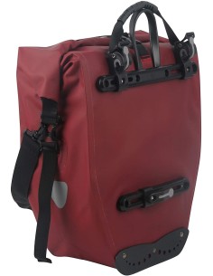 Fahrradtasche Büchel 100% Wasserdicht 25,4 Liter - Merlot Rot