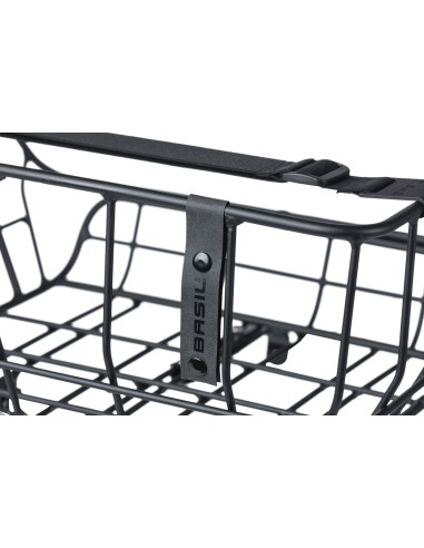 Fahrradkorb Basil Portland Front 25 liter 43 x 36 x 22 cm - Mattschwarz