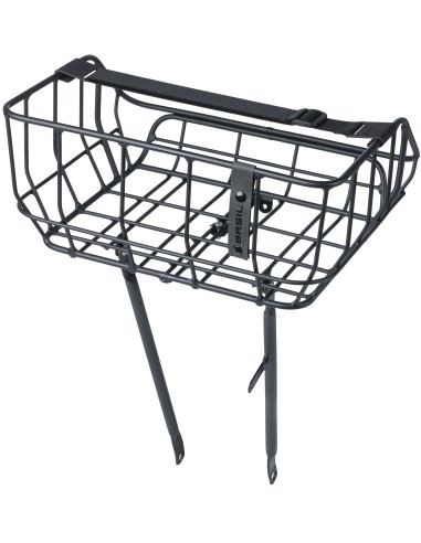 Fahrradkorb Basil Portland Front 25 liter 43 x 36 x 22 cm - Mattschwarz