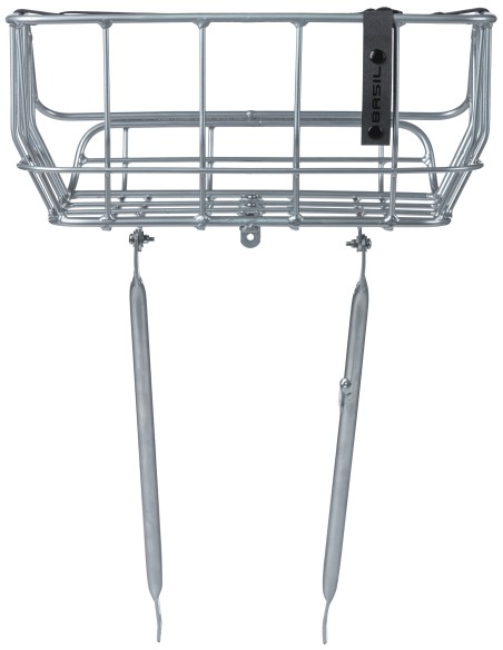 Fahrradkorb Basil Portland Front 25 liter 43 x 36 x 22 cm - Chrom