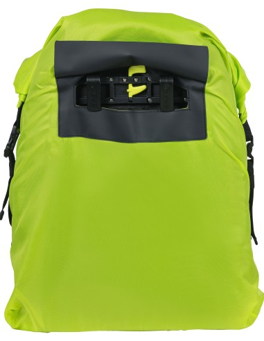 Regenschutz für Fahrradtasche Basil "Keep Dry and Clean" - Vertikal - Neongelb