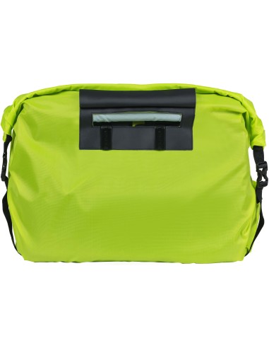 Regenschutz für Fahrradtasche Basil "Keep Dry and Clean" - Horizontal - Neongelb