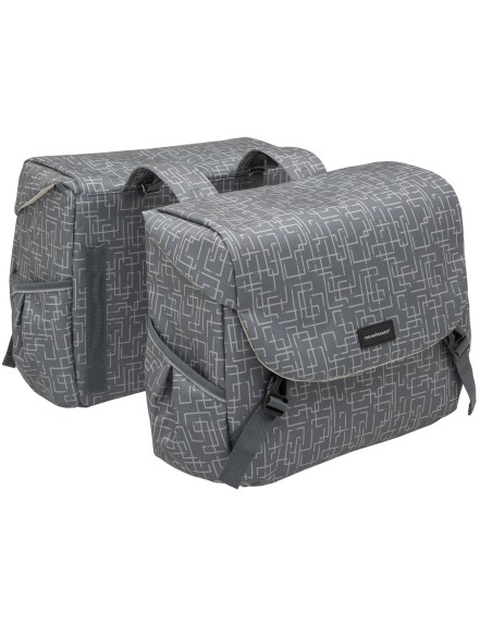 Doppelpacktasche New Looxs Mondi Joy Double MIK 38 Liter 2x 37 x 16 x 32 cm - Ivy Grey