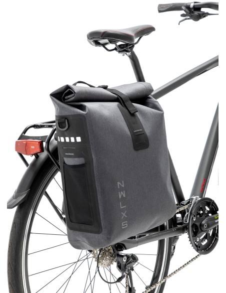 Fahrradtasche New Looxs Varo Single 20 liter 28 x 43 x 17 cm - Grau