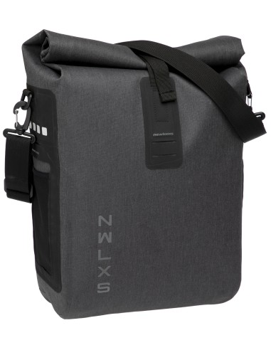 Fahrradtasche New Looxs Varo Single 20 liter 28 x 43 x 17 cm - Grau