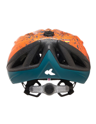 Fahrradhelm KED Street Jr. Pro S (49-55 cm) - arcadia green orange matt