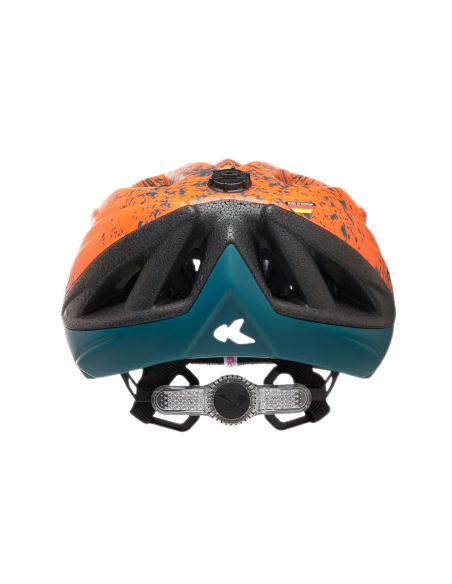 Fahrradhelm KED Street Jr. Pro S (49-55 cm) - arcadia green orange matt