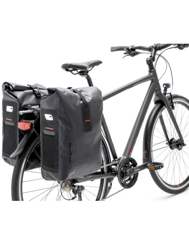 Doppelpacktasche New Looxs Varo Racktime 40 liter 28 x 43 x 17 cm (x2) - Black