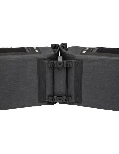 Doppelpacktasche New Looxs Varo Racktime 40 liter 28 x 43 x 17 cm (x2) - Grau