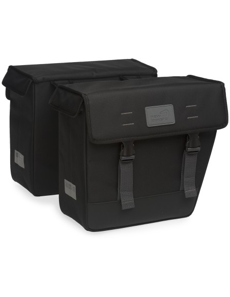 Doppelpacktasche New Looxs Origin Double Hybride 33 Liter 35cm x 15cm x 33cm (2x) - Schwarz