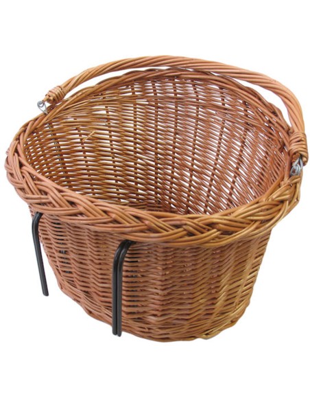 Weiden Fahrradkorb Basil Detroit oval - 39x27x22 cm - natürlich