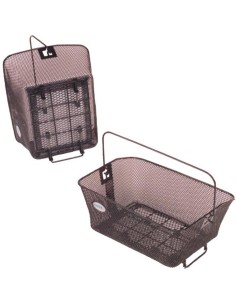 Fahrradkorb für Gepäckträger Basil Como 41 x 31 x 20 cm - feinmaschig