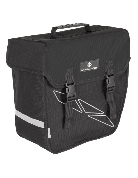 Einzeltasche für Rechts M-Wave Amsterdam - 18 Liter - Schwarz