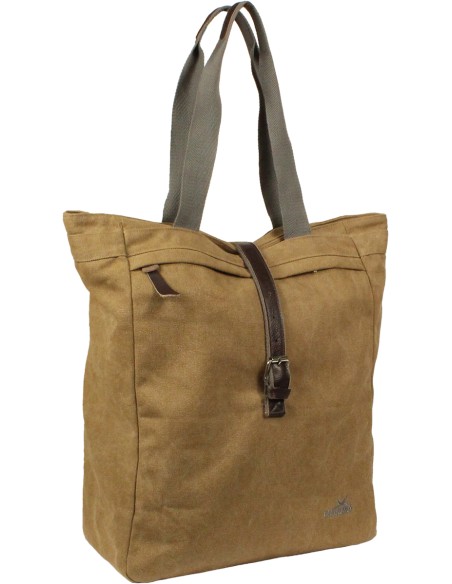 Fahrradtasche Greenlands Canvas Shopper 20 Liter 42 x 34 x 14 cm - Kamelbraun