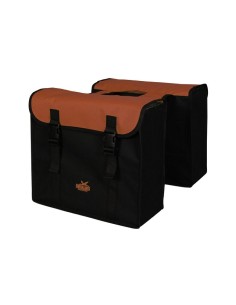 Doppelpacktasche Greenlands 34 Liter 37 x 33 x 14cm (2x)  - Schwarz/Brique
