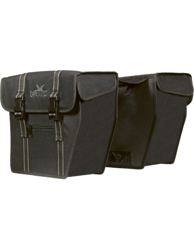Doppelpacktasche Greenlands Black Line Double 40 Liter 36 x 32 x 18 cm (2x) - Schwarz