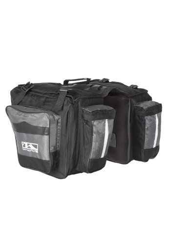 Fahrradtasche M-Wave Amsterdam Triple - Schwarz