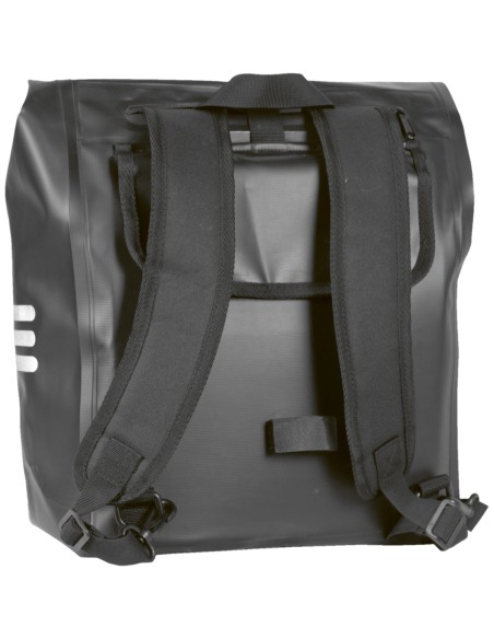 100% Wasserdichter Rucksack / Fahrradtasche Greenlands 23 Liter 31 x 50 x 15 cm - Schwarz