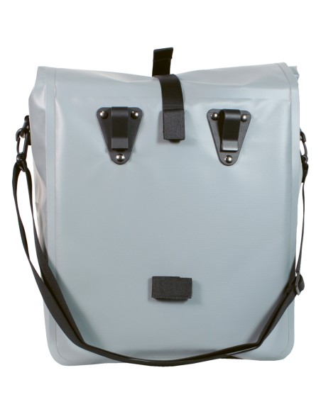 Fahrradtasche Greenlands Urban Style waterproof 1 -18 Liter  27 x 49 x 14 cm  -  Hellgrau