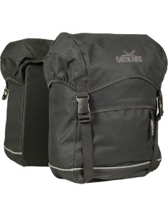 Doppelpacktasche Greenlands Travel 50 Liter 32 x 42 x 19  cm (x2) - Schwarz