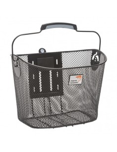 Fahrradkorb New Looxs Toscane Smartlock 19 Liter 34 x 25 x 25 cm - Schwarz