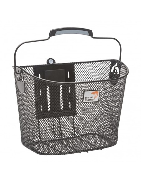 Fahrradkorb New Looxs Toscane Smartlock 19 Liter 34 x 25 x 25 cm - Schwarz