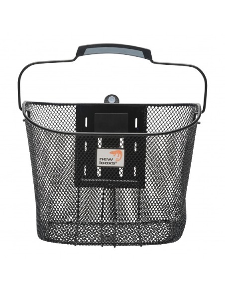 Fahrradkorb New Looxs Toscane Smartlock 19 Liter 34 x 25 x 25 cm - Schwarz