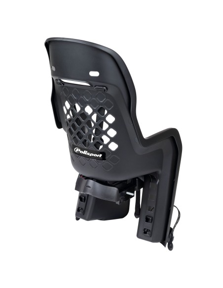 Kindersitz für Hinten Polisport Joy - BLACK SERIE - Gepäckträgerbefestigung (CFS)