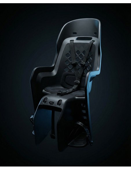 Kindersitz für Hinten Polisport Joy - BLACK SERIE - Gepäckträgerbefestigung (CFS)