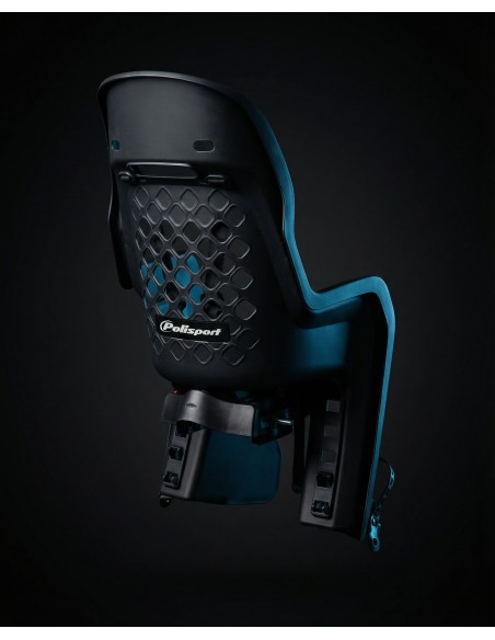 Kindersitz für Hinten Polisport Joy - BLACK SERIE - Gepäckträgerbefestigung (CFS)