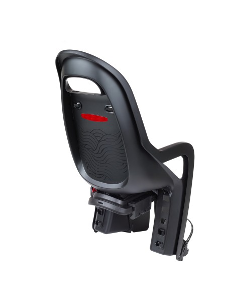 Kindersitz für Hinten Polisport Groovy - BLACK SERIE - mit Gepäckträgerbefestigung (CFS)