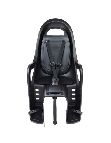 Kindersitz für Hinten Polisport Groovy - BLACK SERIE - mit Gepäckträgerbefestigung (CFS)