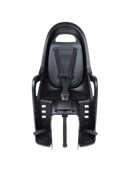Kindersitz für Hinten Polisport Groovy - BLACK SERIE - mit Gepäckträgerbefestigung (CFS)