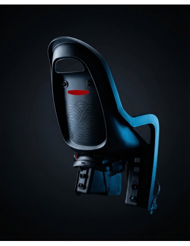 Kindersitz für Hinten Polisport Groovy - BLACK SERIE - mit Gepäckträgerbefestigung (CFS)