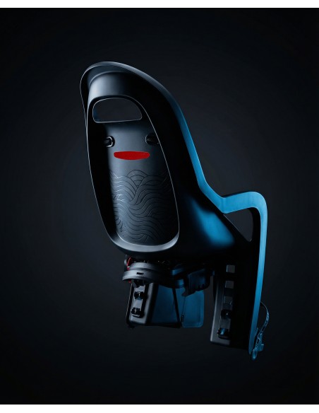 Kindersitz für Hinten Polisport Groovy - BLACK SERIE - mit Gepäckträgerbefestigung (CFS)