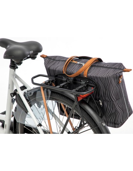 Fahrradtasche New Looxs Tendo Alma 21 Liter  34 x 18 x 44 cm - Schwarz
