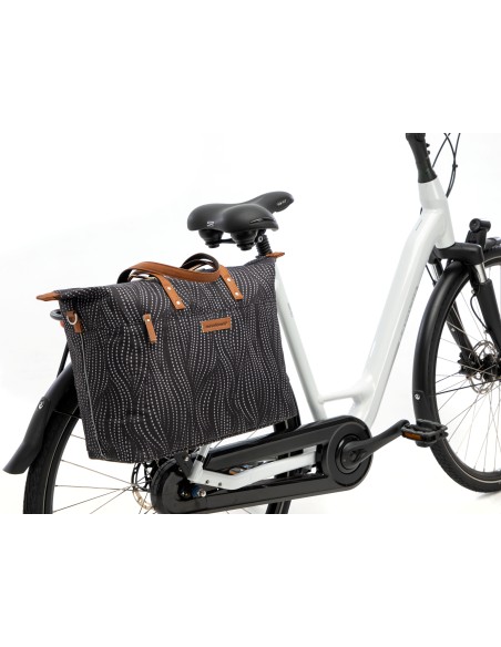 Fahrradtasche New Looxs Tendo Alma 21 Liter  34 x 18 x 44 cm - Schwarz