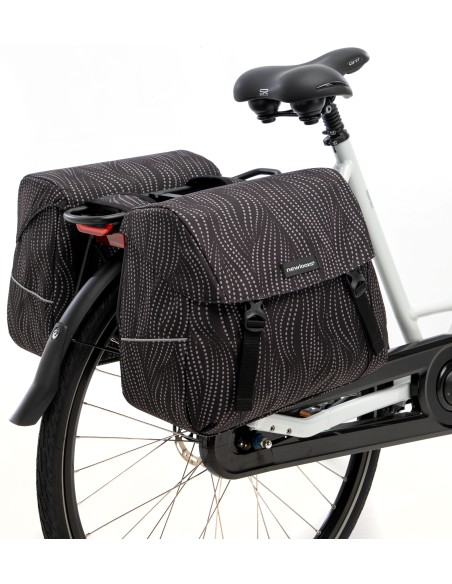 Doppelpacktasche New Looxs Joli Alma 37 Liter - 38 x 18 x  30 cm (2x) - Schwarz