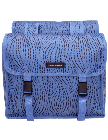 Doppelpacktasche New Looxs Fiori Alma 30 Liter - 37 x 12,5 x 33 cm (x2) - Blau