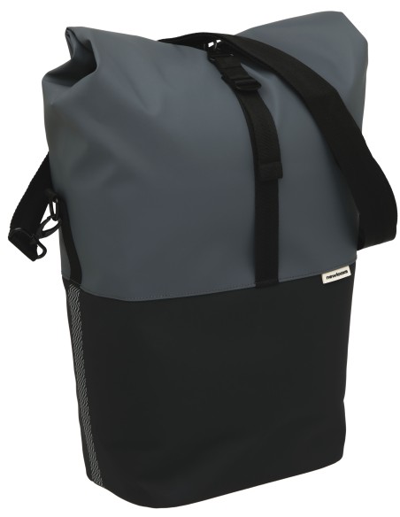 Fahrradtasche New Looxs Nyborg 17 Liter 30 x 17 x 37 cm - Dunkelgrau/Schwarz