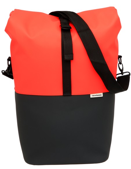 Fahrradtasche New Looxs Nyborg 17 Liter 30 x 17 x 37 cm - Rot/Schwarz