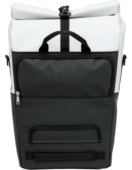 Fahrradtasche New Looxs Nyborg 17 Liter 30 x 17 x 37 cm - Hellgrau/Schwarz