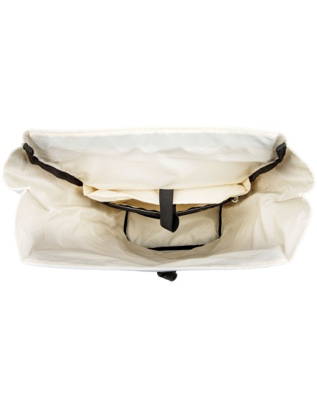 Fahrradtasche New Looxs Nyborg 17 Liter 30 x 17 x 37 cm - Hellgrau/Schwarz