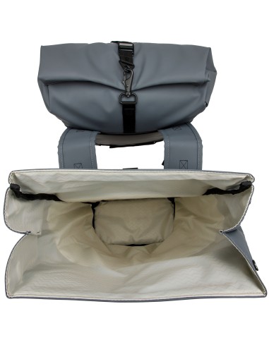 Doppelpacktasche New Looxs Nyborg 34 Liter - 30 x 17 x 37cm (x2) - Dunkelgrau/Schwarz