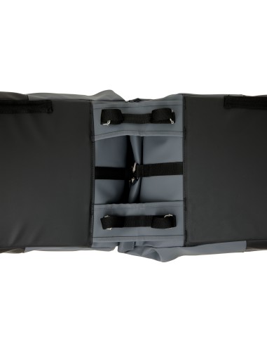 Doppelpacktasche New Looxs Nyborg 34 Liter - 30 x 17 x 37cm (x2) - Dunkelgrau/Schwarz