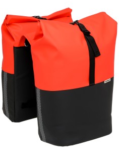 Doppelpacktasche New Looxs Nyborg 34 Liter - 30 x 17 x 37cm (x2) - Rot/Schwarz